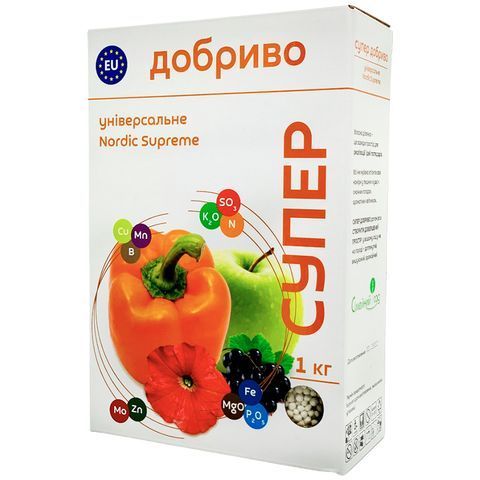 Супер Удобрение универсальное Nordic Supreme 1 кг Супер Удобрение универсальное Nordic Supreme 1 кг 4987 фото
