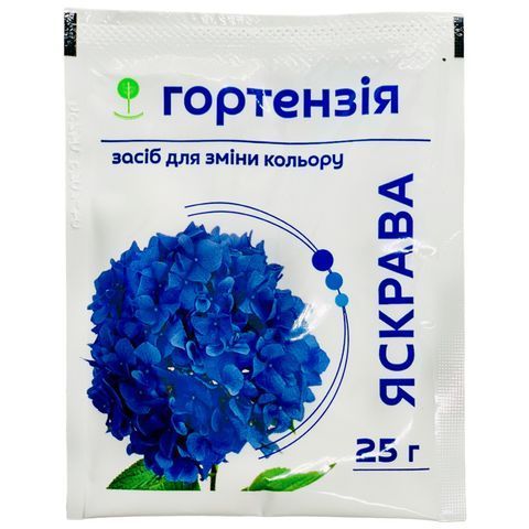 Яскрава Гортензія. Засіб зміни кольору гортензій 25 г 5011 фото