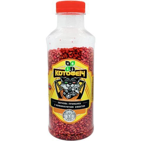 Котофеїч 350 г, пляшка (червоне зерно, масло-сир) 4053 фото